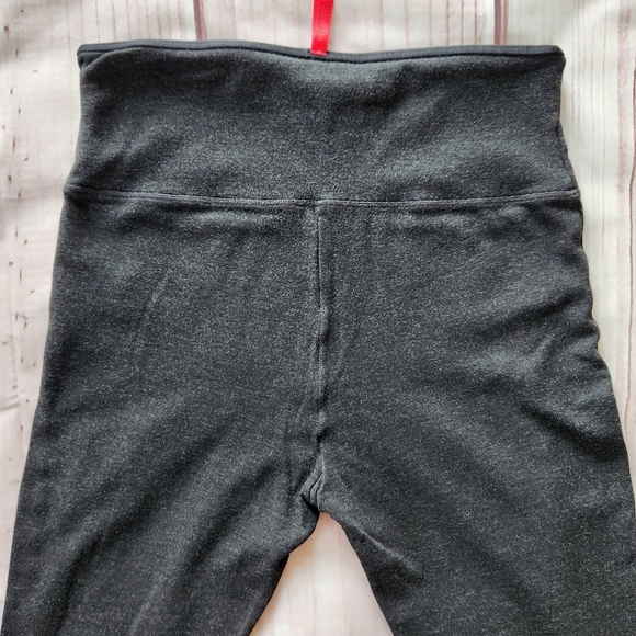 Spanx Leggings Tights Pants Heather Grey Gray Black | Women's Size Medium - Picture 5 of 8